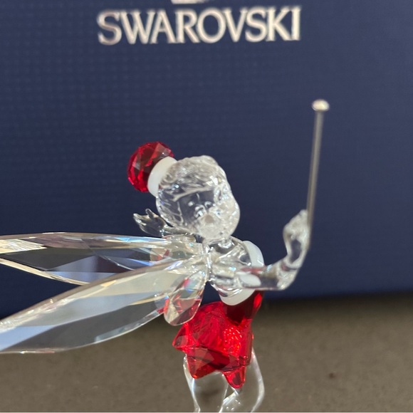 Swarovski Tinkerbell Christmas Mrs Claus 2012 Red Retired Rare Box COA - Picture 7 of 12